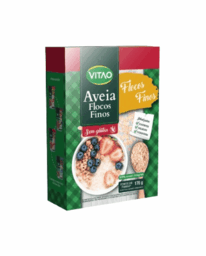 Aveia flocos finos sem glúten 200gr Vitao