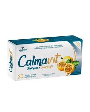 Calmavit Triptofano Maracuja 20caps 1750mg Softgel LA SAN-DAY