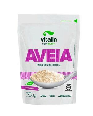 Aveia farinha sem glúten 200gr vitalin