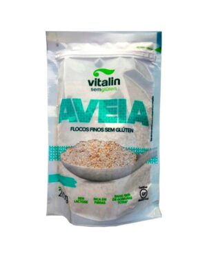 Aveia flocos finos sem glúten 200gr vitalin