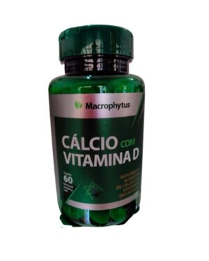 Cálcio com Vitamina D Macrophytus 60 cápsulas